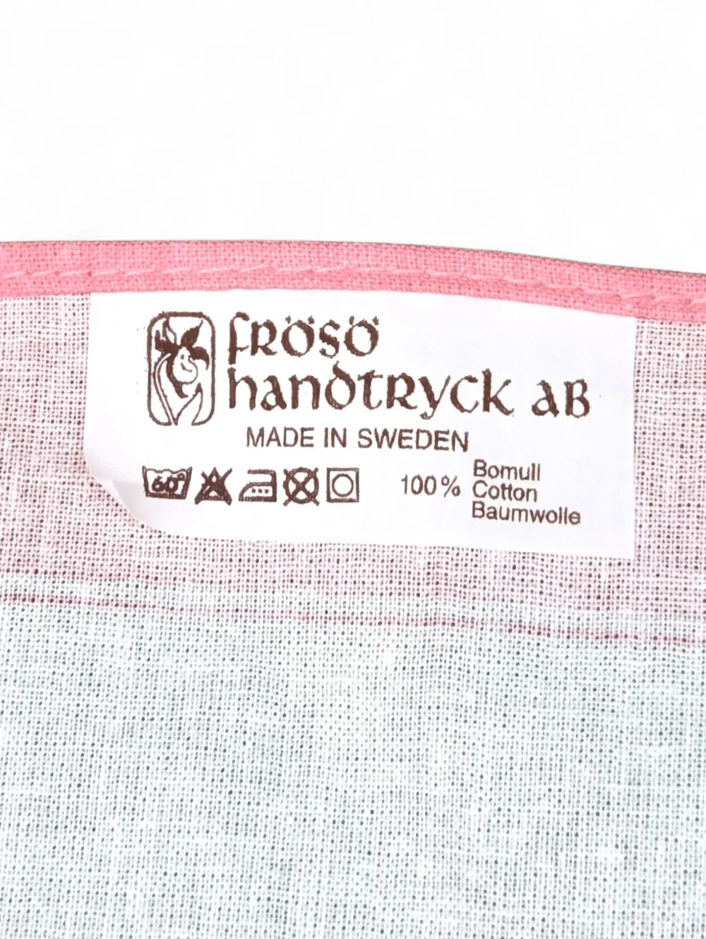 Frösö Handtryck Swedish Vintage 